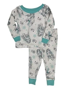Frozen Infant & Toddler Girls Elsa & Anna Snug Fit Long Sleeve Pajamas - Picture 1 of 2