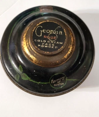 Estanho em pó facial creme frio rosa vintage Georiga - Imagem 1 de 4