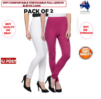 Soft Stretchable Cotton Churidar Solid Regular Leggings Women/Girl-24 Colours