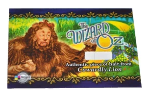 The Wizard of Oz BREYGENT Rare COWARDLY LION Hair Prop Card 2006  Series 1 - Picture 1 of 2