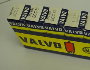 VALVO ECC81 4x TUBOS NUEVO NUEVO EN CAJA - Imagen 1 de 4