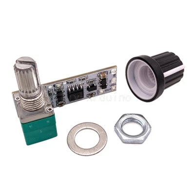 1X DC 3.7V-24V 4A LED Driver PWM Dimmer Module Stepless Knob Potentiometer - Bild 1 von 4