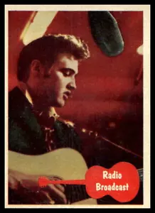 1956 Topps Elvis Presley #42 Radio Broadcast EX-EXMINT - Bild 1 von 2