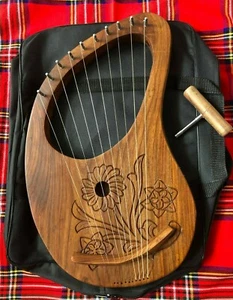 LYRA HARP 10 STRINGS/LYRE HARP 10 STRINGS - Picture 1 of 3