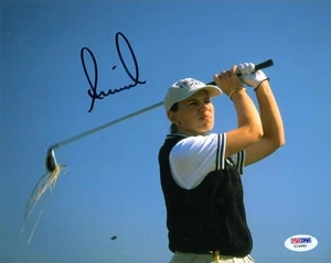 ANNIKA SORENSTAM SIGNED HANDSIGNIERT 8x10 FOTO LPGA GOLF LEGEND PSA/DNA - Bild 1 von 2