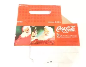 VINTAGE COCA COLA 6ER-PACK PAPPTRÄGER URLAUB 2006 - Bild 1 von 2
