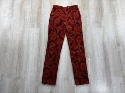 Pantalón Mujer Vintage Laurel by Escada Talla 36 Color Rojo Foto 1 de 4
