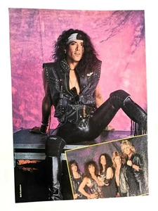 RATT/ROBBIN CROSBY/REVISTA DE BANDA DE 1980 PÁGINA COMPLETA PINUP RECORTE DE PÓSTER - Imagen 1 de 2