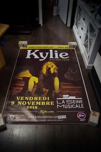 KYLIE MINOGUE GOLDEN TOUR Large Vintage Music Concert Poster Original 2018 - Picture 1 of 7
