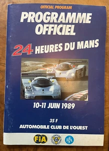 Official Programme / Programme Officiel Le Mans 24 Hrs 1989 - Sauber C-9 - Picture 1 of 1