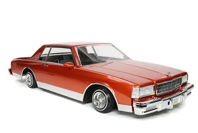 RC 1/10 Auto Karosserie 1987 Chevy Caprice Classis Low Rider *FERTIG* -ORANGE- - Bild 1 von 4