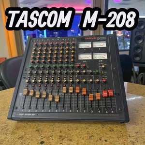 TASCAM M-208 Analog Mixer Vintage 8-Channel Unit Tested Working Japan Audio Gear - Picture 1 of 12