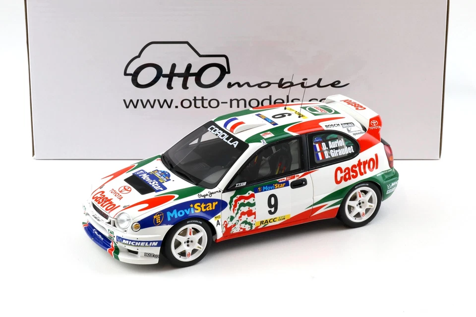 Toyota Corolla WRC Catalunya '98 Auriol scala 1/18 Otto Ottomobile cod. OT1102