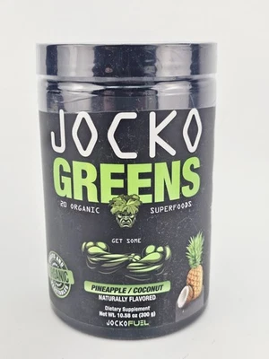 Jocko Fuel Daily Greens Powder Organic Greens Superfood Pineapple Coconut 8/26 - Image 1 of 4