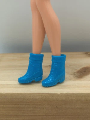 Кукла Barbie Aqua синий снег/лагерь ботинки кружева спереди 1990-х - Изображение 1 из 4