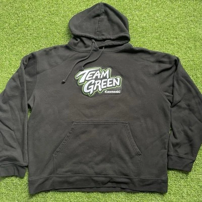 KAWASAKI TEAM GREEN HOODIE K003-1308-BK 2XL - Bild 1 von 4