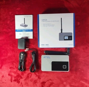 Router inalámbrico fijo Atel V810A 4G/LTE Internet Gateway 2500 mAh batería (caja abierta) - Imagen 1 de 13
