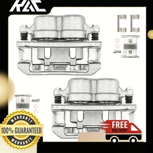 PAIR FRONT BRAKE CALIPER w/ BRACKET & MOUNTING HARDWARE FITS 1998-02 FORD RANGER - Picture 1 of 16