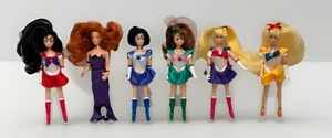 Lot Of 6 1995 SAILOR MOON Adventure Dolls Bandai 6" Poseable Ban Dai Toei Japan - Picture 1 of 14