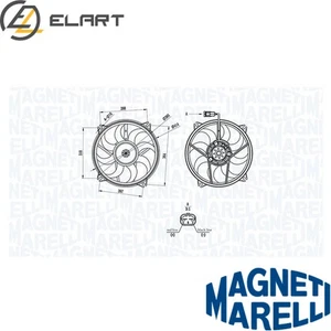 FAN RADIATOR 069422708010 FOR PEUGEOT 3008/MPV 5008 PARTNER/Box/Body/MPV 2.0L - Picture 1 of 8