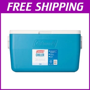 Classic Blue Chiller with Ice Retention & Heavy-Duty Handles - Picture 1 of 11