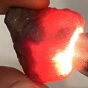 74,23 Ct - Zaffiro Blu Viola Blu Naturale 100% Ottimo Grezzo Bicolore - Foto 1 di 5