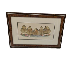 5 Enten Die Mädchen von Art LaMay Kunstdruck 37x24cm gerahmt E11 G620 - Bild 1 von 10