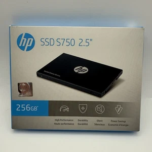 Unidad de estado sólido HP SSD S750 2,5 pulgadas 256 GB disco duro nuevo - Imagen 1 de 6