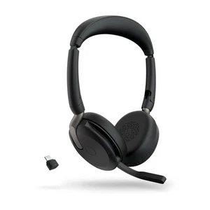 Jabra Evolve2 65 Flex Link380 UC Stereo Headset USB-C Bluetooth - Schwarz - Bild 1 von 4