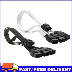 Power Adapter Cable 30cm/1ft 16AWG Cable for GPU RTX 3090Ti 4070Ti 4080 4090 - Afbeelding 1 van 15