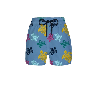 Vilebrequin Pantaloncini da bagno corti da bagno per ragazzi Ronde des Tortues, Divin, 4ANS - Immagine 1 di 3