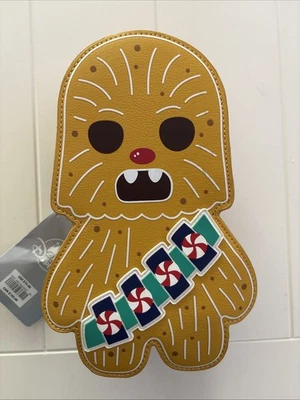 Disney Parks Loungefly Star Wars Gingerbread Chewbacca Holiday Crossbody Bag - Image 1 of 4