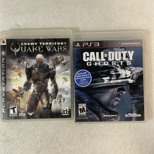 Lote de juegos para PlayStation 3 Twisted Metal Call of Duty Ghosts Quake Wars PS3 probado - Imagen 1 de 11