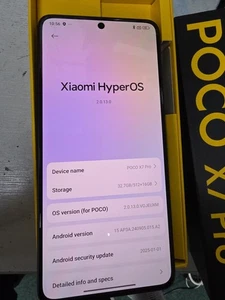 POCO X7 Pro 5G (Amarillo, 512GB 8GB RAM) 6.67" Dimensión Versión Global D8400. - Imagen 1 de 9
