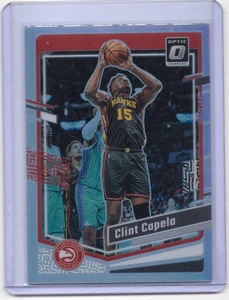 2023-24 Panini Donruss Optic - Clint Capela #5 Holo Prizm Atlanta Hawks - Imagen 1 de 2