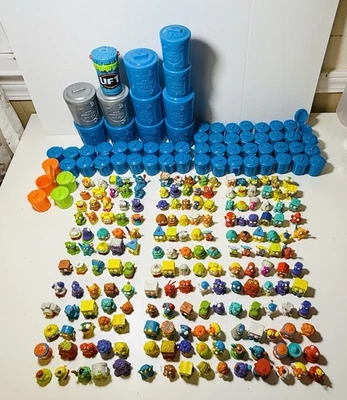 The Trash Pack Lot of 185 Figure, 9 Large, 2 Middle, 54 Small Cans, 1 Spin Bin - Image 1 of 4