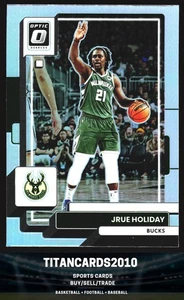 Jrue Holiday 2022-23 Donruss Optic Silver Holo Milwaukee Bucks #91 - Picture 1 of 2
