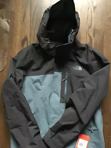 North Face Jacket Mens Waterproof Atlas Triclimate Size L Blue & Black - Picture 1 of 6