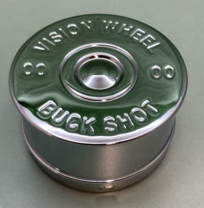 NEW GENUINE VISION WHEEL C-158Z BUCK SHOT CHROME WHEEL CENTER CAP Dia. 2-3/4" - Picture 1 of 3