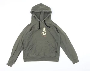 Goldigga Womens Green 100% Cotton Pullover Hoodie Size S - Picture 1 of 10