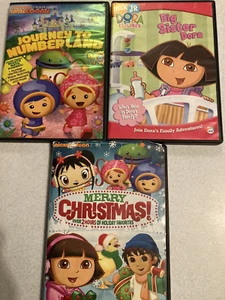 nick jr. umizoomi , dora, set of 3 dvds - Imagen 1 de 2