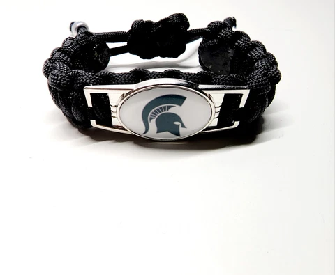 Michigan State Spartans Adjustable Bracelet Fan Apparel & Souvenir College NCAA Cover