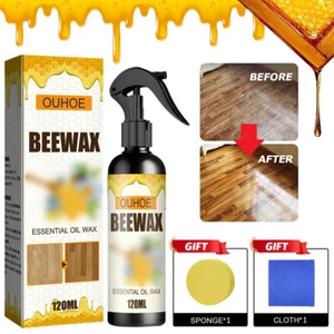 1/2/3Pcs Beeswax Spray Beeswax Spray Cleaner Natural Micro-Molecularized Beeswax - Picture 1 of 17