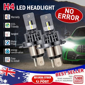 For Mitsubishi Triton MQ MR 2016-2018 9003 H4 LED Headlight Globes Hi/Low - Picture 1 of 18