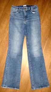 Women's Good American Medium Stretch Good Classic Bot Cut Jeans sz. 15 - Picture 1 of 8