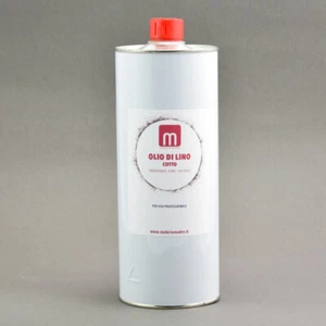 OLIO DI LINO COTTO 1 L. 100% PURO TRADIZIONALE ECO - Foto 1 di 1
