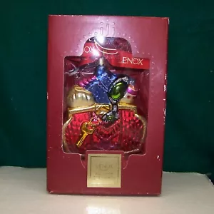LENOX YULETIDE TRASURES CHRISTBAUMSCHMUCK "PARTY MÄDCHEN TASCHENBUCH" - Bild 1 von 5