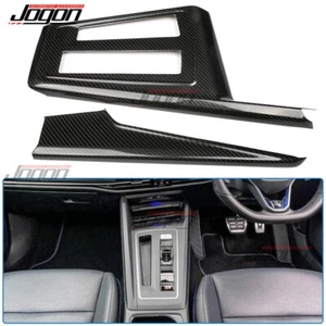 Real Carbon For VW Golf 8 GTI R GTE GTD MK8 2022+ Center Console Gear Cover Trim - Picture 1 of 12