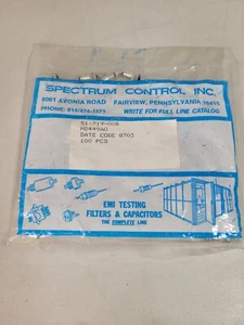 (100 NUEVO) Filtros de alimentación EMI de control de espectro 51-719-008 MD449AO - Imagen 1 de 3