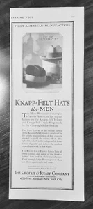 1923 Crofut/KNAPP~FELT HAT Mag. AD~VICTOR CAP/Milwaukee~RIE NIE PEDAL PANTS/Ford - Picture 1 of 2
